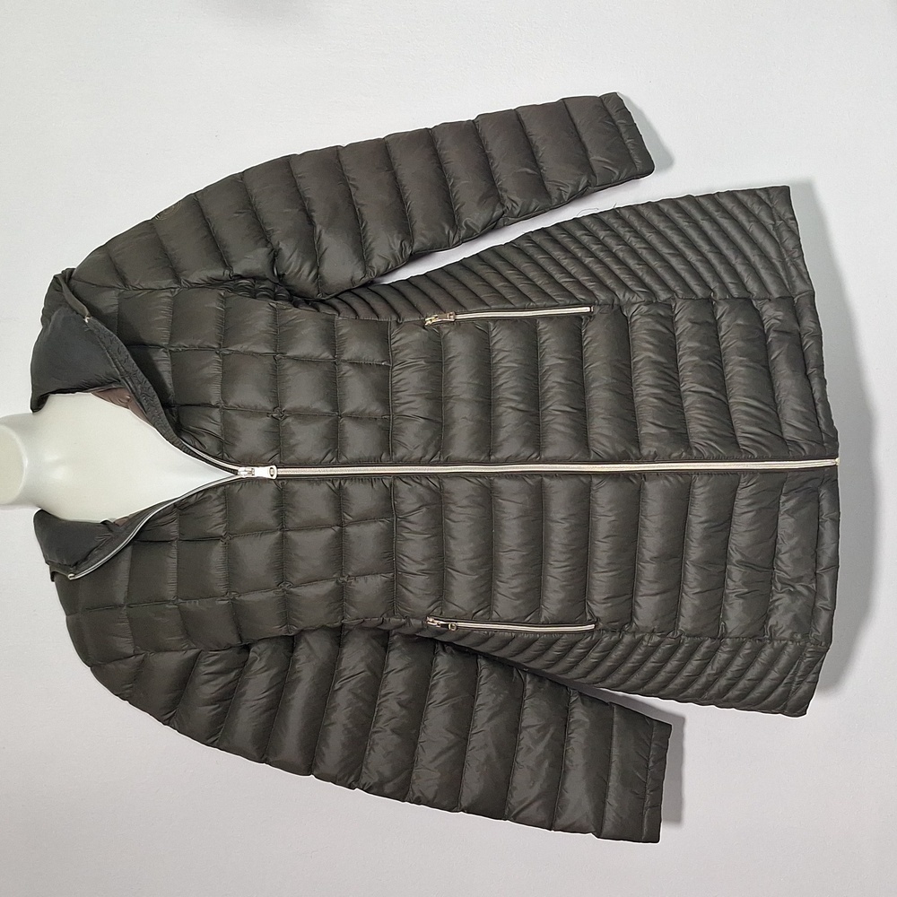 Calvin Klein Puffer Coat Packable Olive - Picture 2 of 11